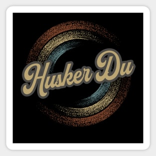 Hüsker Dü Circular Fade Sticker